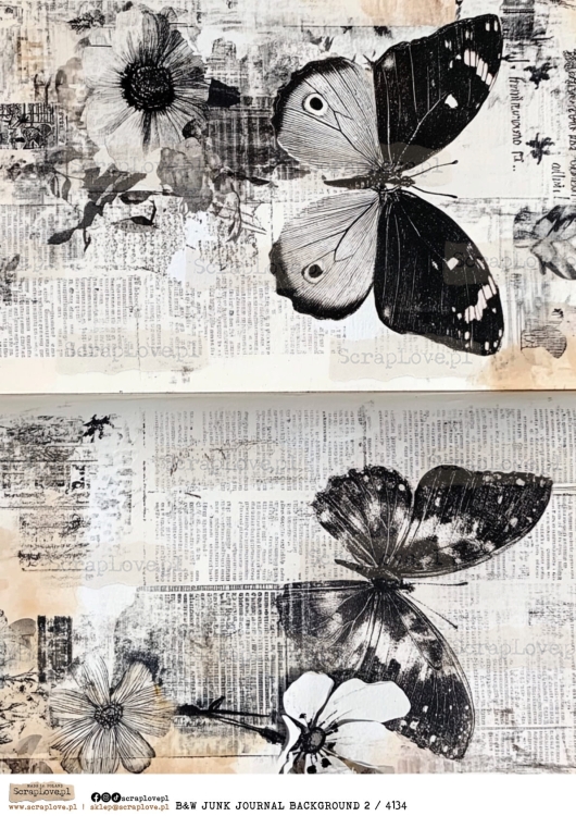 b&amp;w junk journal back 2 : 4134-1.jpg