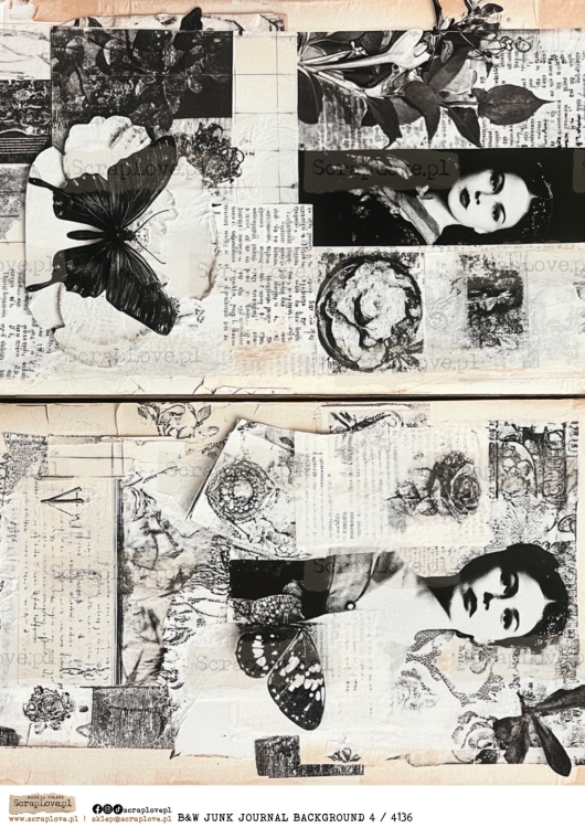 b&amp;w junk journal back 4 : 4136-1.jpg