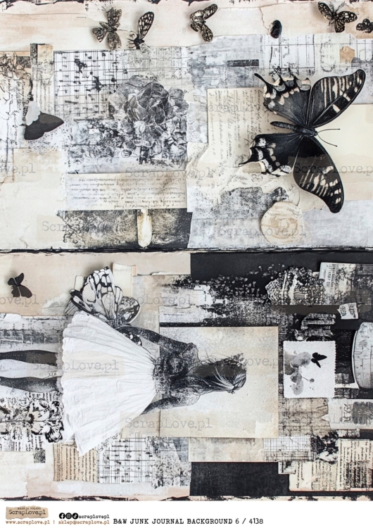 b&amp;w junk journal back 6 : 4138-1.jpg