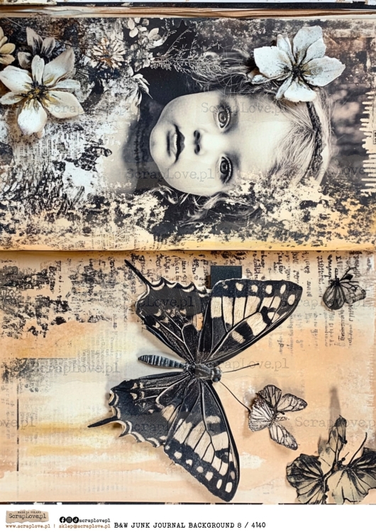 b&amp;w junk journal back 8 : 4140-1.jpg