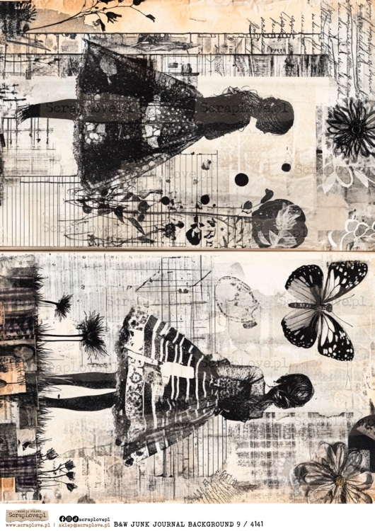 b&amp;w junk journal back 9 : 4141-1.jpg