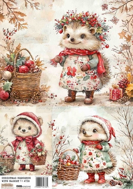 christmas hedgehog with basket 1-1 Średni.jpeg