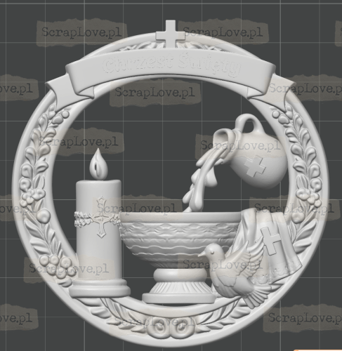 CHRZEST SCRAPLOVE RAMKA CHRZEST 3D.png