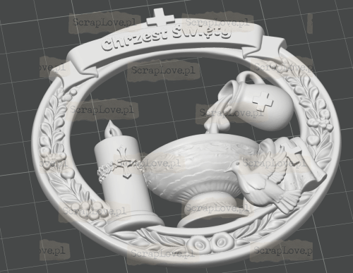 SCRAPLOVE RAMKA CHRZEST 3D.png